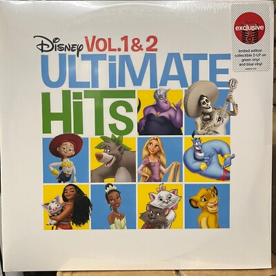 Disney Ultimate Hits Vol 1 & 2 (Record, 2021) Sealed Shelfwear*