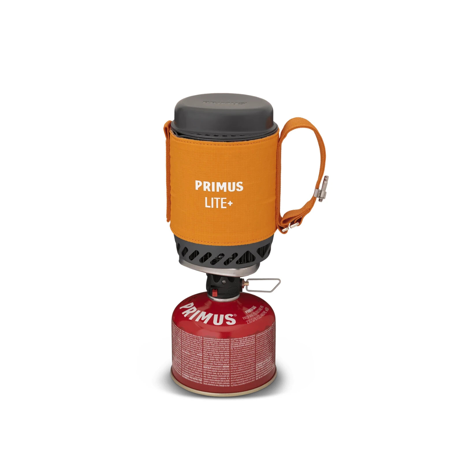 Primus Lite Plus Backpacking Stove System - Orange (Gas NOT included)