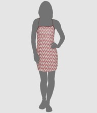$395 The North Face Women's Red Exposure Printed Strappy Shift Dress Size L