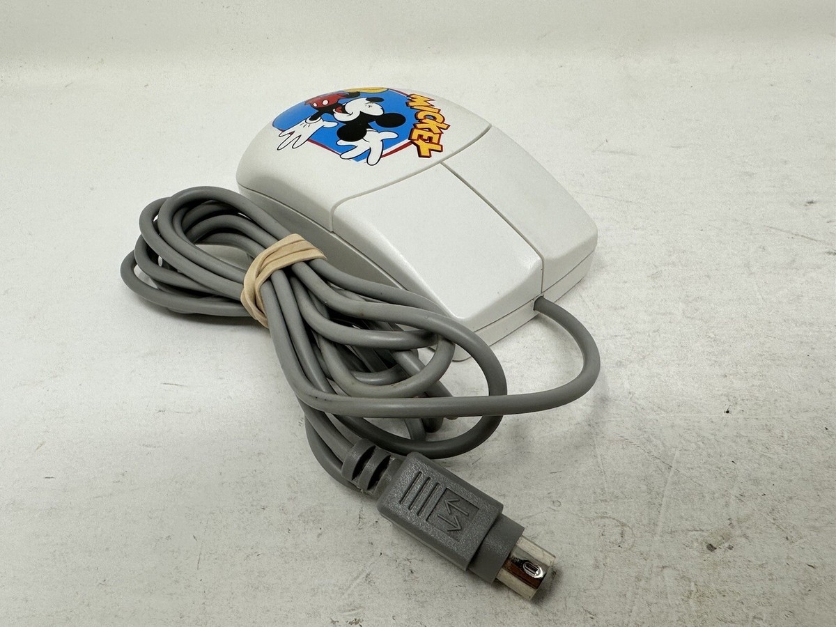 Mickey Mouse Computer Mouse Disney Vintage 2 Button PS/2 #65319