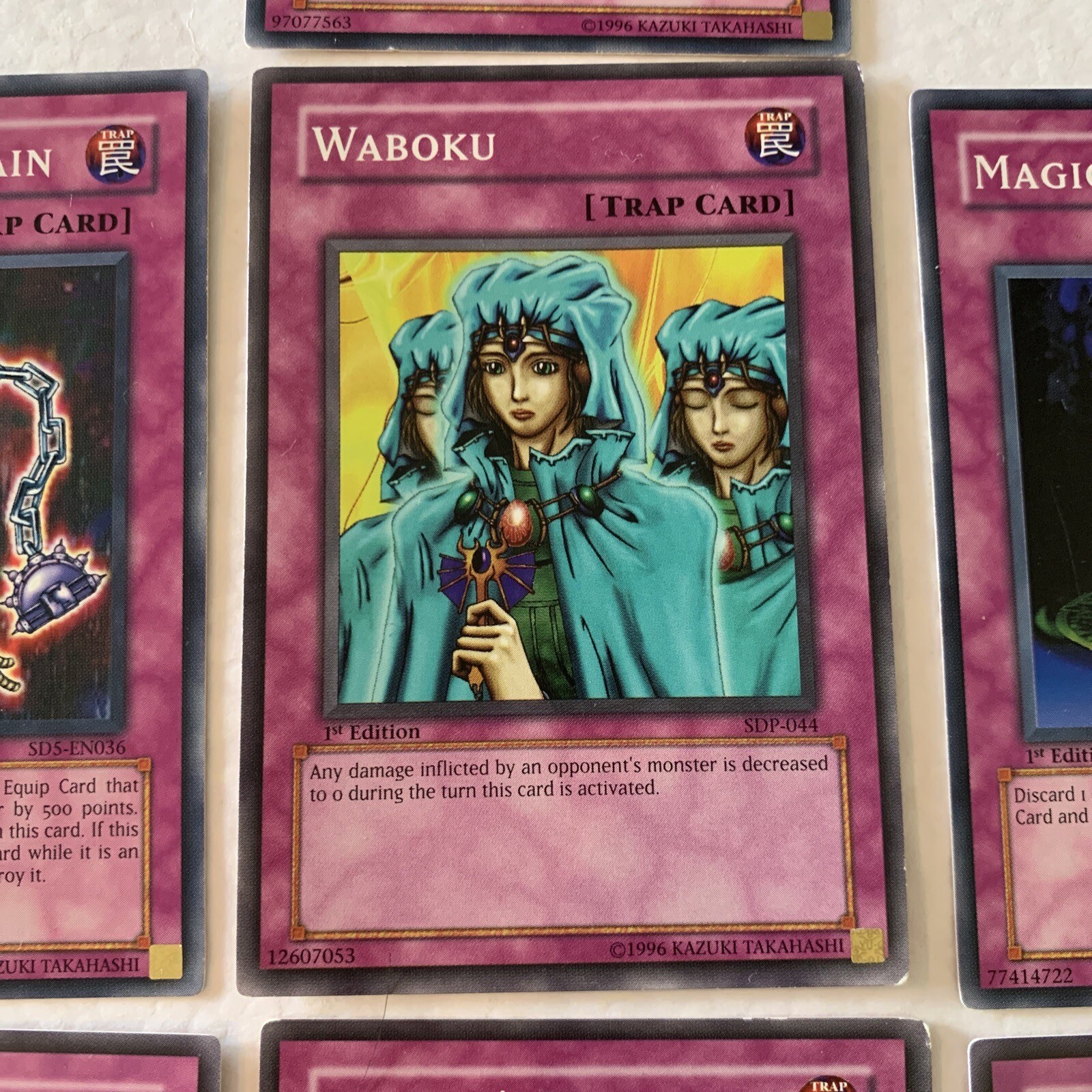 Yu Gi Oh 1st Edition Trap Card Lot Of 7 Call Of The Haunted Robbin