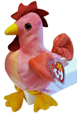 TY ORIGINAL BEANIE BABY 1996   Strut the Rooster   8  