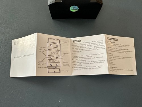 Tuya Smart Energy Monitor Switch NEU Open Box - Bild 4 von 9