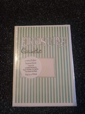 ERASURE Gaudete Xmas Card Limited Edition CD Single Schneekugel NEU & Sealed MINT
