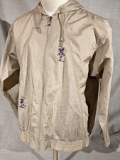 Vintage David Smith Women's Nylon Packable Golf Windbreaker Jacket Size M