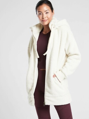 athleta sherpa coat