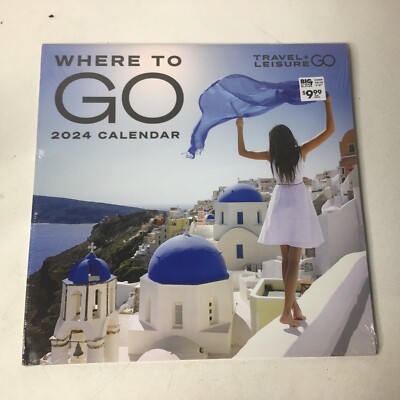TF Publishing,  Where to Go by Travel Leisure 2024 Wall Calendar
