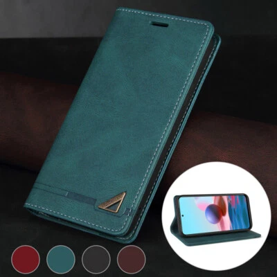 Magnetic Flip Wallet Cover Leather Case for Xiaomi Redmi Note 11s/10s/9s/8 Pro