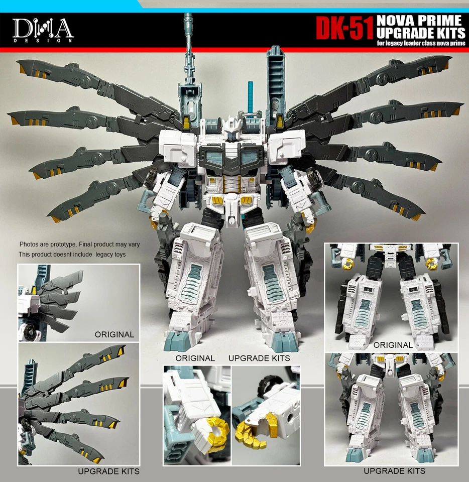 DNA DK-51 Upgrade Kit For Legacy Leader Class Nova Prime WITH BONUS IN STOCK! - Image 4 of 4