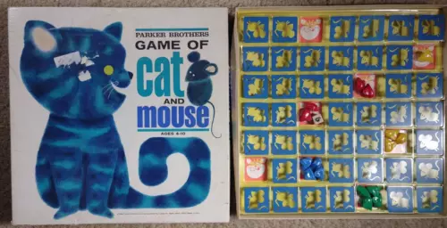 The Game Of Cat And Mouse Parker Brothers 1971 Complete Ages 4-10