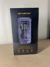 10-in-1 Portable Car Battery Jump Starter with Air Compressor 8000A 160PSI 45W C