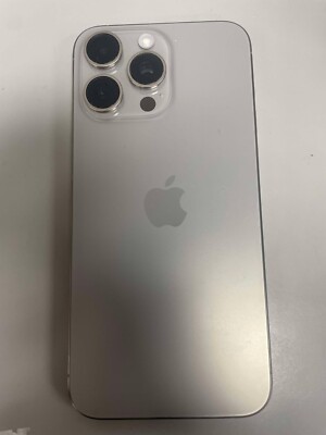 iPhone 15 Pro Max Back Housing Replacement w Small Parts OEM -Natural Titan- A