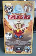 An American Tail - Fievel Goes West VHS, 1991 w/ MCA Watermarks NEW