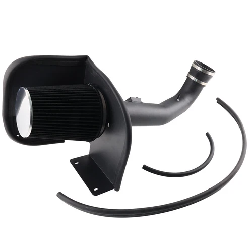 Sistema de admisión de aire frío negro protector térmico para Chevy GMC 4,8 L 5,3 L 6,0 L V8 09-13 - Imagen 9 de 10