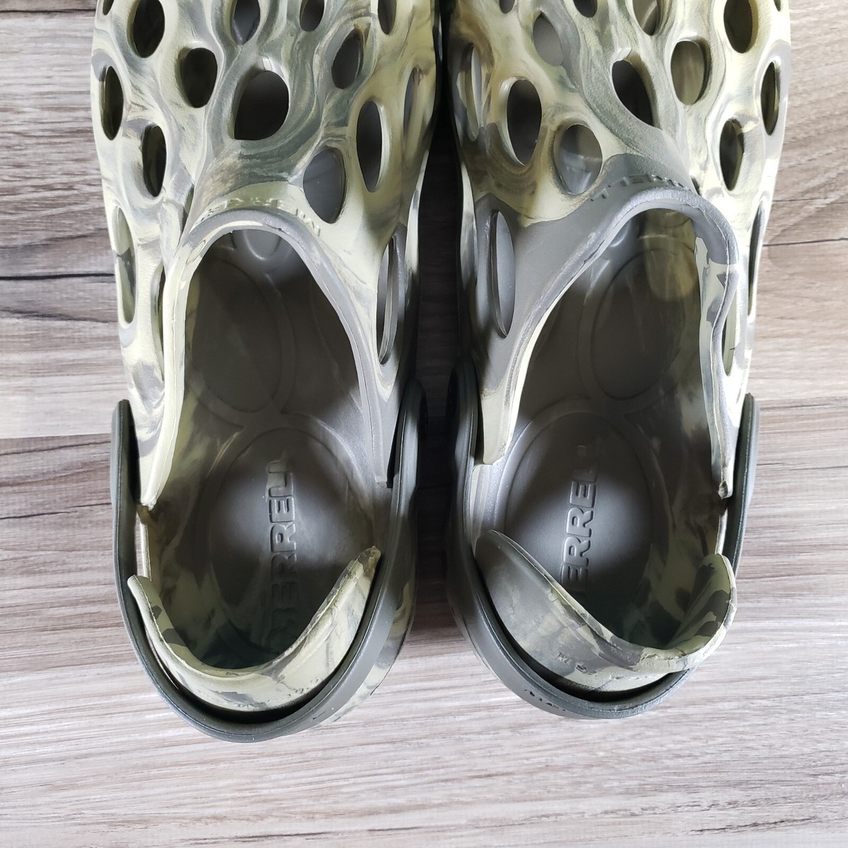 Merrell Hydro Moc Outdoor Clogs Men Polar Night Green Waterproof Slip-Resistant Merrell Unisex Hydro Moc Green Pink Round Toe Slip On Clog  main image 3
