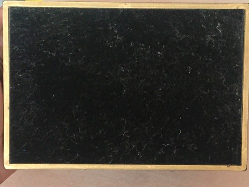 VINTAGE ORIGINAL TOYOTA ADVERTISING PLASTIC NOTEPAD BOX JAPANESE GOLD SCENE RARE - Picture 5 of 5