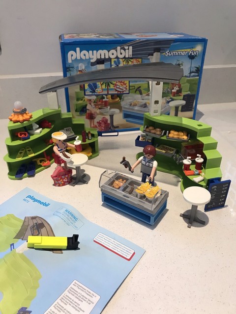 playmobil splish splash cafe