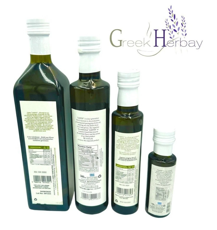 Greek Extra Virgin Olive Oil 250ml-1Lt Superior Quality - Image 2 of 2