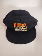 Vintage USA Basketball Dream Team 1992 Cap Black Snapback Mcdonalds NBA Hat New