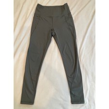 Z by Zella Womens Gray High Waisted Pocket Leggings Size M Athleisure