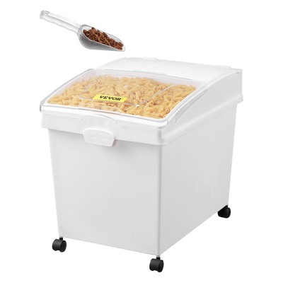VEVOR 10.5Gal/40L x3 Ingredient Storage Container Airtight Kitchen Flour Bin
