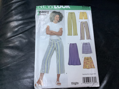  NewLook Schnittmuster 6354 EASY Hose & Rock Passe SCHNELL 2 Stunden Größe 6-16