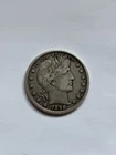 1898 Barber Head Silver Half Dollar 90% Silver 50C Philadelphia VG