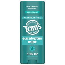 Tom  s of Maine Eucalyptus Mint Aluminum Free Natural Deodorant For Women  Men
