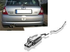  Racinganlage (mit Soundrohr) Renault Clio 2 Typ B 2.0l 16V 2x80 rund