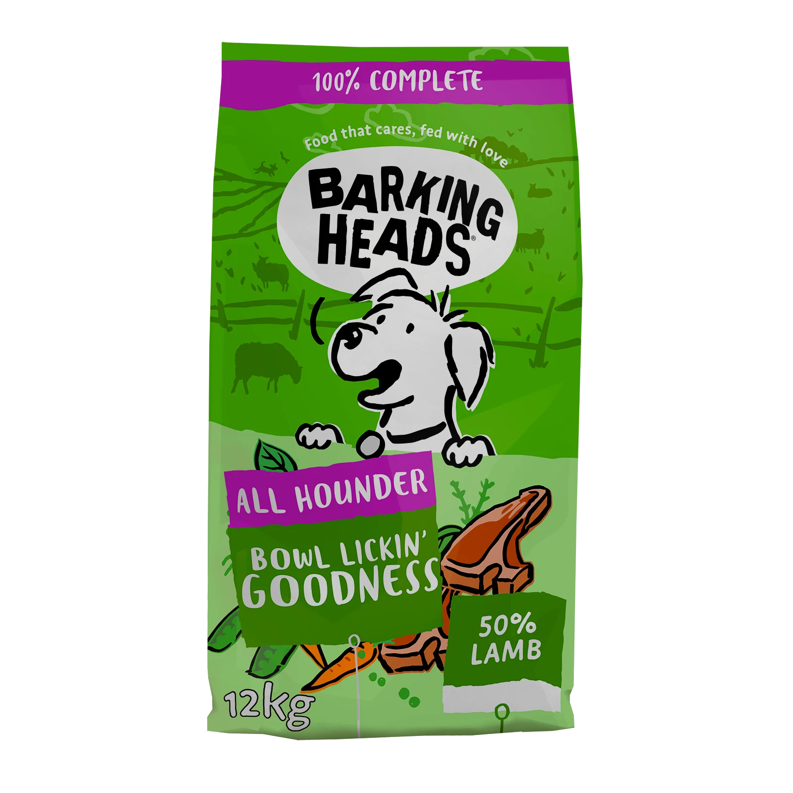 Barking Heads All Hounder Bowl Lickin' Goodness Lamb Dry Dog Food - 12kg
Opens in a new window or ta
