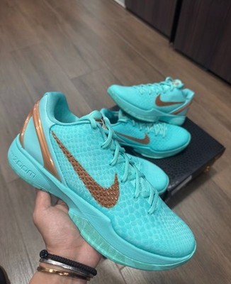 NEW Nike Kobe 6 Protro Hyper Turquoise Metallic Copper IQ5774-300 Basketball Sho