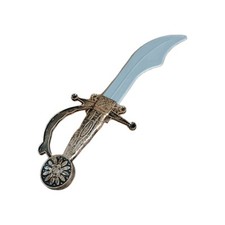 Halloween Costume Plastic Pirate Prop Sword - 13  Gold/Silver Role Play Theater