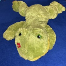 Dan Dee Collectors Choice Frog Plush Green Red Yellow 28 Floppy Jumbo 2014