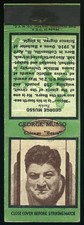 1936 Diamond Matchbooks Football George Musso *d2