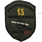 Vietnam War River Assault Squadron 13 Pocket Patch Theater Made Howitzer Express — photo 1