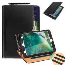 Black Smart Wallet Case Stand Leather Cover For Apple iPad 2 3rd 4th Generation