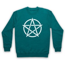 GOTHIC PENTAGRAM WITCHCRAFT MAGIC SYMBOL OCCULT LOGO ADULTS UNISEX SWEATSHIRT