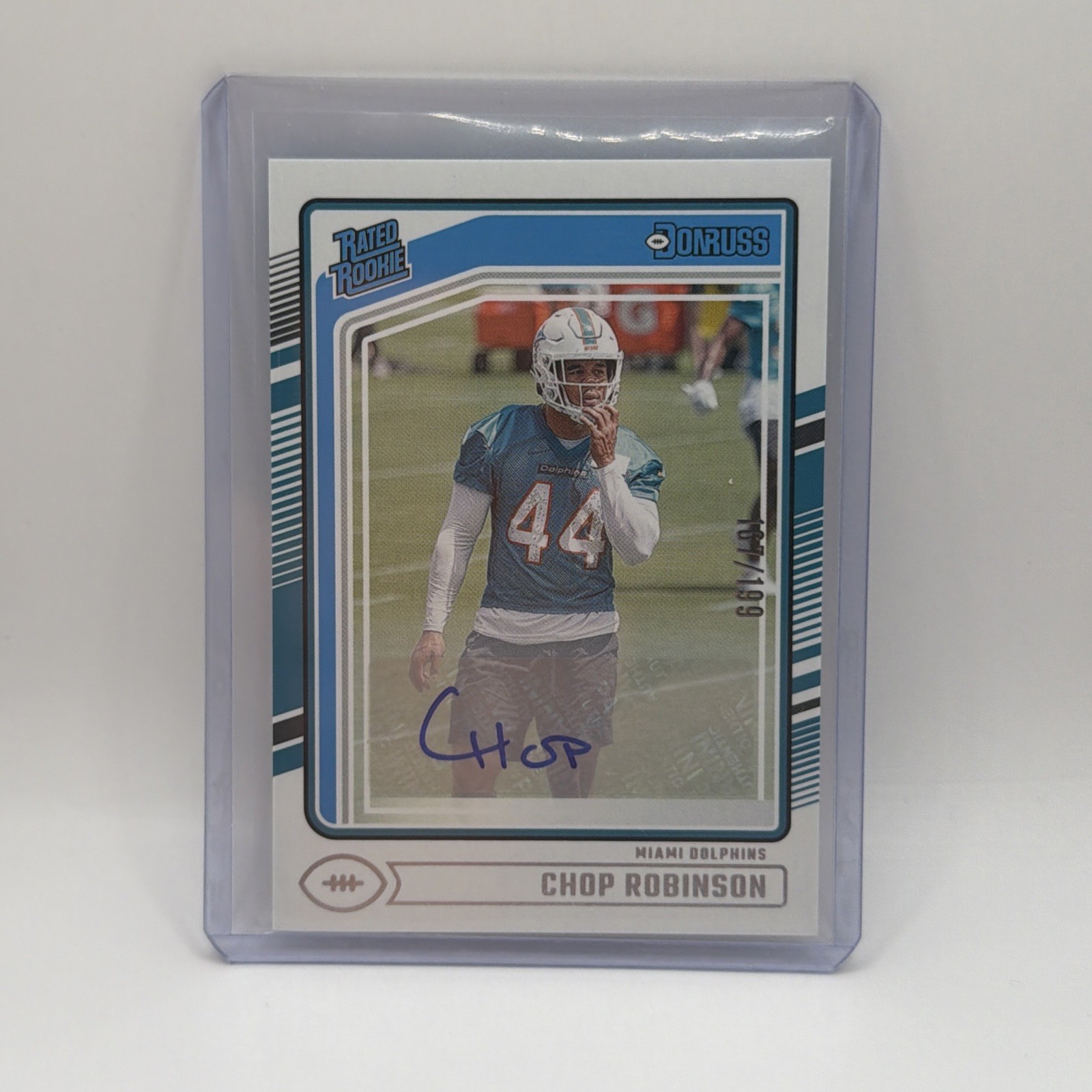 2024 Donruss Chop Robinson Rated Rookies Auto /199