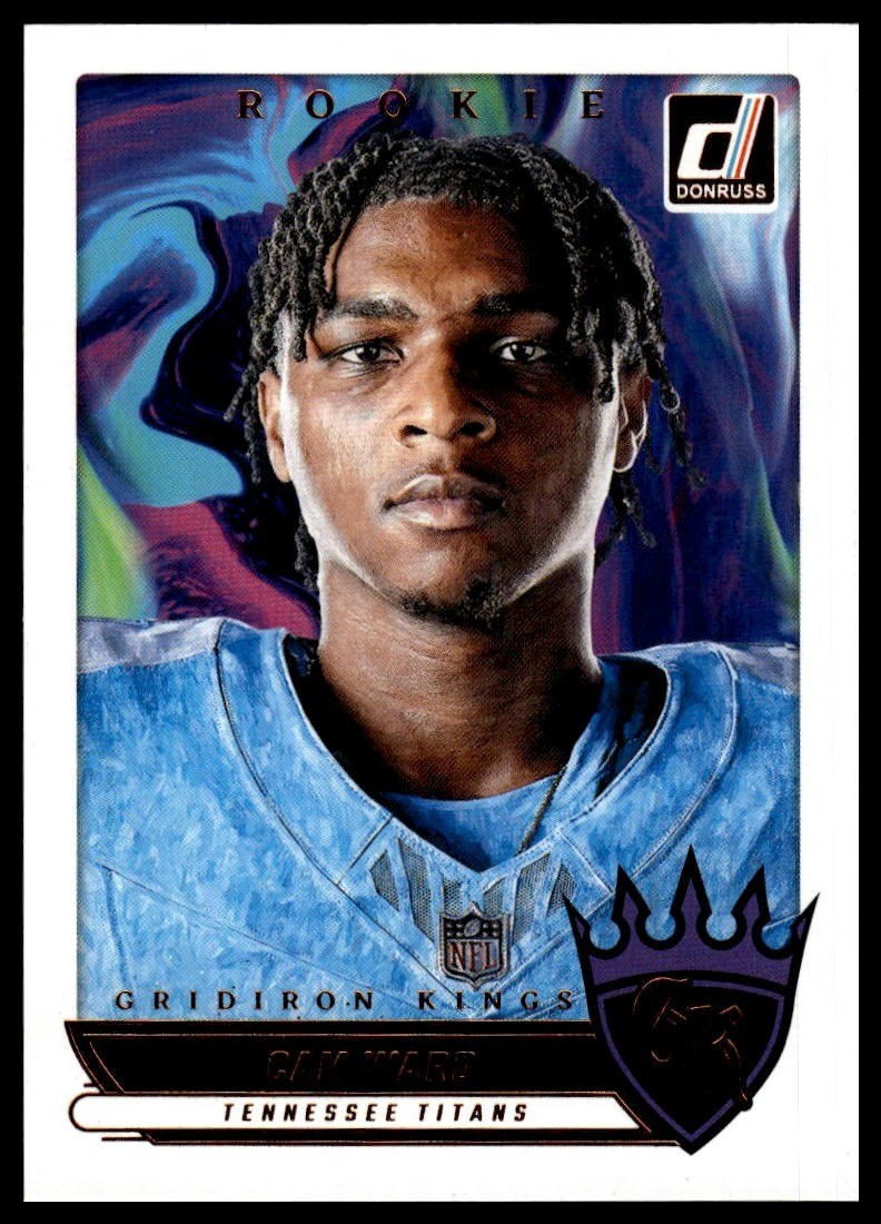 2025 Donruss #RGK-CWD Cam Ward Rookie Gridiron Kings