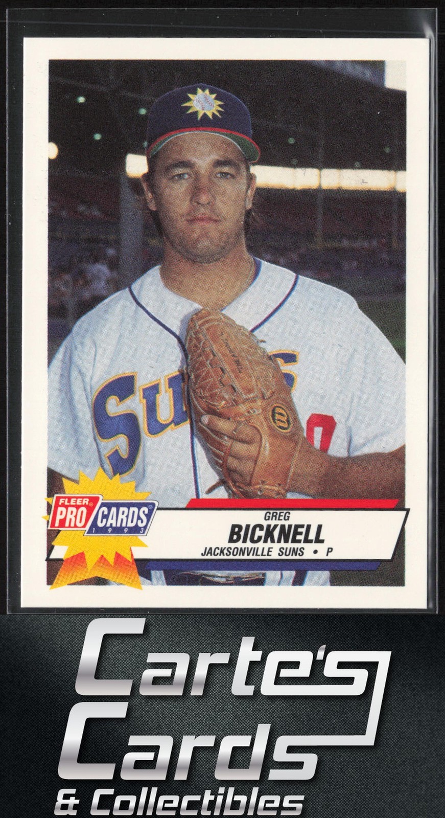 Greg Bicknell 1993 Fleer ProCards #2703 Jacksonville Suns