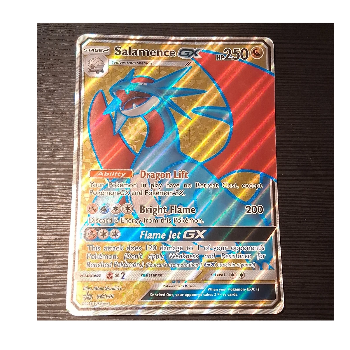 Salamence GX SM139 Jumbo Cards for sale