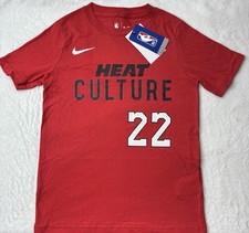 Nike Kids Small 8 Jimmy Butler NBA Miami Heat SS T-Shirt New With Tags