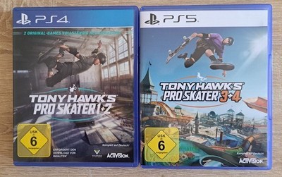 Tony Hawks Pro Skater 1+2 Remastered Ps4 + THPS 3+4 Remastered Ps5