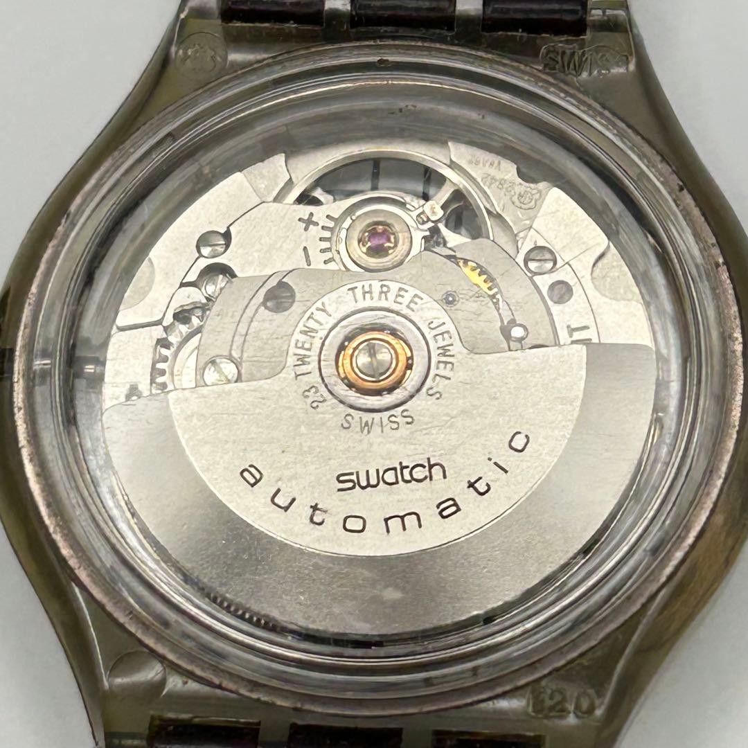 Swatch SAM107 Automatic Skeleton Watch Unisex Cla… - image 7