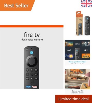 Vielseitige Alexa-Sprachfernbedienung mit TV-Steuerung - kompatibel mit Fire TV Geräten