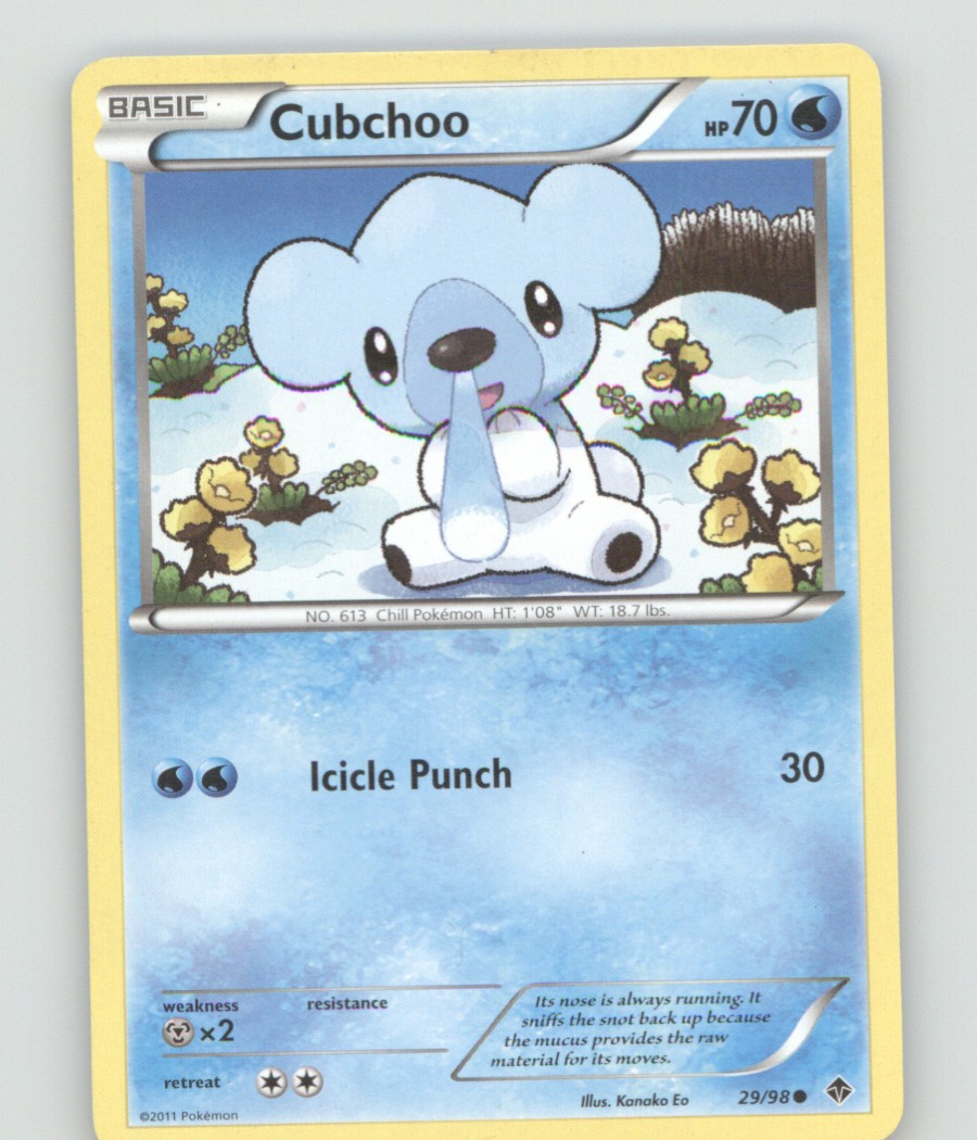 CUBCHOO 29/98 C EMERGING POWERS POKEMON LP EO