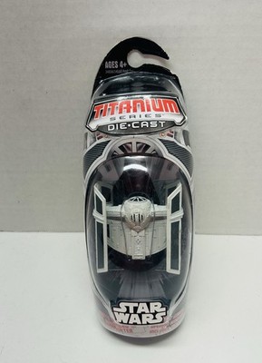 Star Wars Titanium Series Die Cast Darth Vader TIE Advanced XI Starfighter