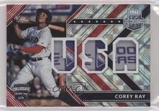 2018 Panini Elite Extra Edition USA Materials Holo Silver 1/1 Corey Ray hg6