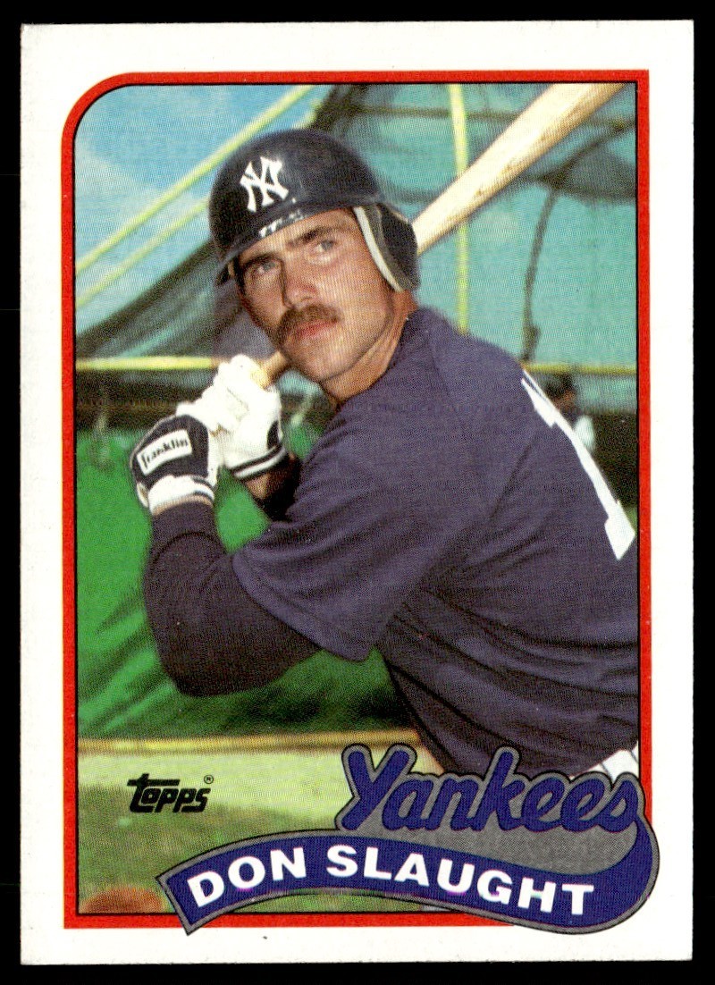 1989 Topps Don Slaught New York Yankees #611