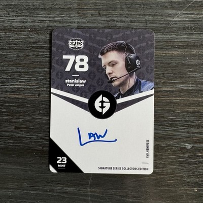 Stanislaw Signature Evil Geniuses Counter-Strike CSGO CS2 ESL Kolex Epics /25